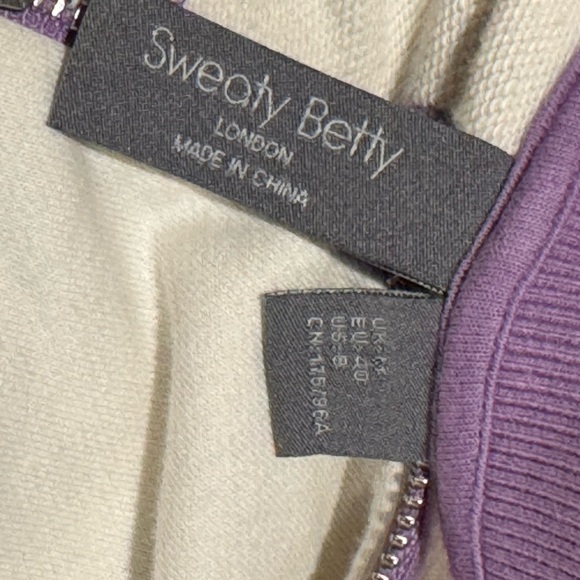 Sweaty Betty Revive Half Zip Sweatshirt Medium - Picture 7 of 9
